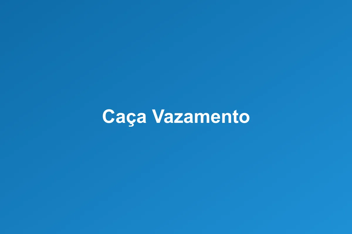 Caça-vazamento de Gás em Caxias do Sul